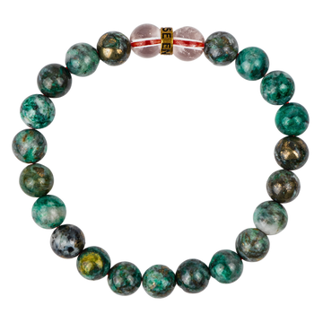 Jade with Pyrite Bracelet