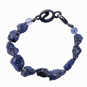 Raw Iolite Bracelet